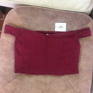UO Off The Shoulder Crop Top